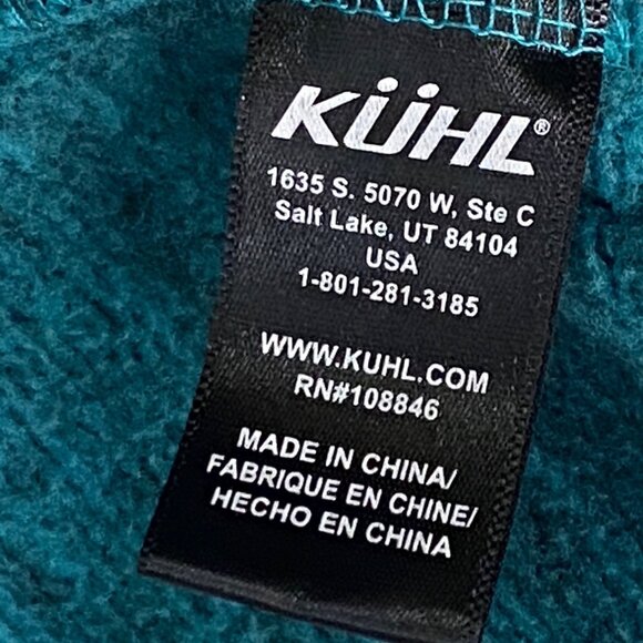 KUHL women’s Alfpaca Fleece Quarter Zip Pullover Sweater size M outdoor active - Picture 5 of 9